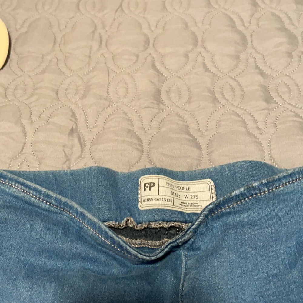 Light Wash Free People Jeggings - Picture 2 of 4